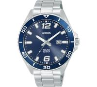 Lorus - Montre Lorus solaire pour homme avec bracelet en acier inoxydable RX361AX9 - Montre - Acier - Couleur argent - 43 mm