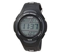 Lorus Montre numérique à Quartz pour Homme avec Bracelet en Caoutchouc R2305EX9, Multicolore/Noir, Sport