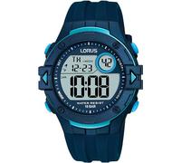 Lorus R2325PX9 Montre à Quartz numérique pour Homme avec Bracelet en Silicone, Bleu