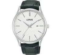 Lorus RH937QX9 Montre analogique à Quartz pour Homme avec Bracelet en Acier Inoxydable, Noir, Bracelet