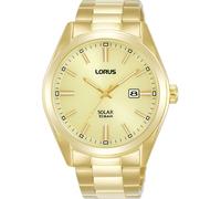 Lorus Solar Gold Bracelet Analogue Quartz Watch Multiple Taille unique Unisex