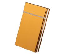 Lorxilar Etui À Cigarettes, Boîte À Cigarettes pour Longue Cigarettes, 100 Mm, Étui À Cigarettes en MétalGold,One Size