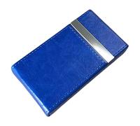 Lorxilar Etui À Cigarettes en Cuir pour 100mm Slim 20 Cigarettes Boîte À Cigarettes pour Femme HommeBlue,One Size