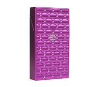Lorxilar Etui À Cigarettes Plastique Boîte À Cigarettes pour 20 Cigarettes Slim Etui À Cigarettes pour Femmes HommesPurple,One Size