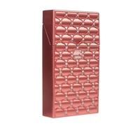 Lorxilar Etui À Cigarettes Plastique Boîte À Cigarettes pour 20 Cigarettes Slim Etui À Cigarettes pour Femmes HommesRed,One Size