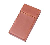 Lorxilar Étui Boite A Cigarettes en Cuir PU Slim Homme Femme Paquet De Cigarettes Fermeture Aimantée,One Size,Brown