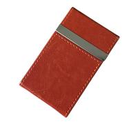 Lorxilar Étuis À Cigarettes en Cuir, pour 20 Cigarettes, Boîte À Cigarettes pour Hommes Et Femmes, ModerneRed,One Size