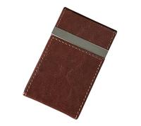 Lorxilar Étuis À Cigarettes en Cuir, pour 20 Cigarettes, Boîte À Cigarettes pour Hommes Et Femmes, ModerneBrown,One Size