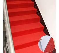 Lorxilar Tapis D'escalier Intérieur Marchettes D'escalier Protection D'Escalier D'Intérieur Tapis AntidérapantRed,150x100cm/59x39.4in