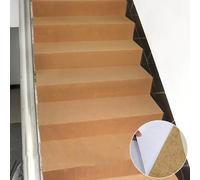 Lorxilar Tapis D'escalier Intérieur Marchettes D'escalier Protection D'Escalier D'Intérieur Tapis AntidérapantBeige,150x100cm/59x39.4in