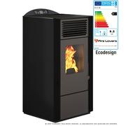 Lory 9,5kW Poêle à granulés rouge