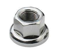 LORYEANM Écrou de moyeu pour vélo à pignon fixe, fixation de moyeu avant et arrière, métrique, 9/10 3/8" avec texture antidérapante pour tambour, écrou de montage ferme, roue de camion