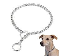 LOS ANDES Collier de Dressage pour Chien Collier Étrangleur Réglable en Acier Solide Chaîne pour Petits Moyens Grands Chiens