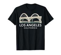 Los Angeles Architecture Skyline City Gratte-Ciel Bâtiments T-Shirt