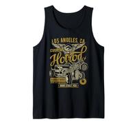 Los Angeles CA USA Style vieilli Design vintage Hotrod Débardeur