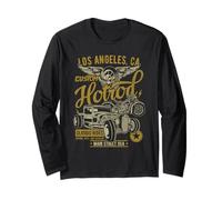 Los Angeles CA USA Style vieilli Design vintage Hotrod Manche Longue
