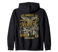 Los Angeles CA USA Style vieilli Design vintage Hotrod Sweat à Capuche
