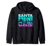 Los Angeles California Dreaming Shirts, Santa Monica Beach Sweat à Capuche
