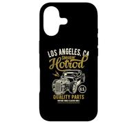 Los Angeles California Retro Hotrod Car Design Vieilli Coque pour iPhone 17