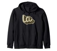 Los Angeles California Retro Vintage City Graphic LA Sweat à Capuche