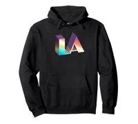 Los Angeles California Retro Vintage City Graphic LA Sweat à Capuche
