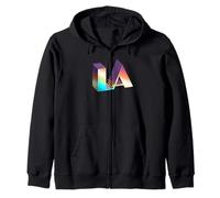 Los Angeles California Retro Vintage City Graphic LA Sweat à Capuche
