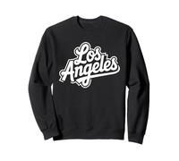 Los Angeles California USA Cool Vintage Cursive Typographie Sweatshirt