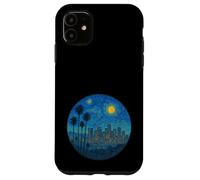 Los Angeles, Californie - Style de nuit étoilée Van Gogh Coque pour iPhone 11