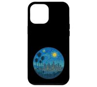 Los Angeles, Californie - Style de nuit étoilée Van Gogh Coque pour iPhone 12 Pro Max