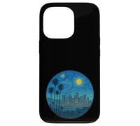 Los Angeles, Californie - Style de nuit étoilée Van Gogh Coque pour iPhone 13 Pro