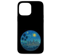 Los Angeles, Californie - Style de nuit étoilée Van Gogh Coque pour iPhone 13 Pro Max