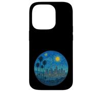 Los Angeles, Californie - Style de nuit étoilée Van Gogh Coque pour iPhone 14 Pro