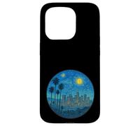 Los Angeles, Californie - Style de nuit étoilée Van Gogh Coque pour iPhone 15 Pro
