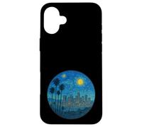 Los Angeles, Californie - Style de nuit étoilée Van Gogh Coque pour iPhone 16 Plus