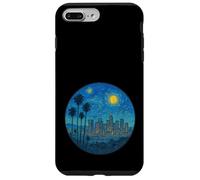 Los Angeles, Californie - Style de nuit étoilée Van Gogh Coque pour iPhone 7 Plus/8 Plus