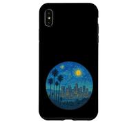 Los Angeles, Californie - Style de nuit étoilée Van Gogh Coque pour iPhone XS Max