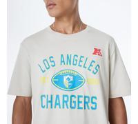 LOS ANGELES CHARGERS New Era Casquette NFL Regular T-Shirt Vieilli sérigraphié Team Graphic Stone Unisexe
