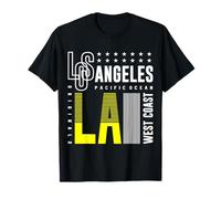 Los Angeles City Skyline Cityscape Retro Urban Travel T-Shirt
