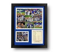 Los Angeles Dodgers | Champions de la série mondiale 2025 | Souvenirs de baseball à collectionner | Photo encadrée MLB et collage de photos - Art mural de grotte d'homme, décoration de chambre | 2