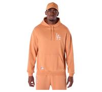LOS ANGELES DODGERS New Era MLB Le Sweat à Capuche surdimensionné Beige foncé