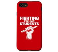 Los Angeles Teacher Strike Protest Combat pour Les étudiants LA Coque pour iPhone SE (2020) / 7/8