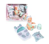 los Barriguitas Solf Trousseau, Mini poupée bébé habillée comme Un Adorable Panda avec Capuche Amovible et décorative pour Enfants de 2 Ans +, célèbre (BFG12000)