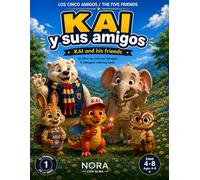 Los Cinco Amigos: KAI y sus amigos | Libro de colorear bilingüe para niños