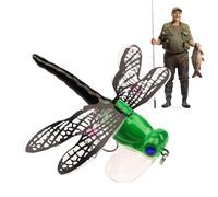 LOS DE del DRAGINFLIA - Libelule Appât | Fly Fishing Fly Fly Ailes double jupe avec crochet, pseudo Appât de simulation de mouche pour étangs, eau douce, lacs, zones
