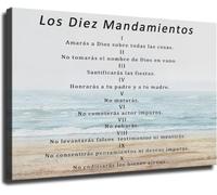 Los Diez Mandamientos Wall-Art Spanish Canvas