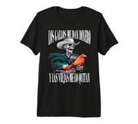 Los Gallos Me Dan Dinero, Las Mujeres Me Lo Quitan T-Shirt Haut de Gamme