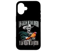 Los Gallos Me Dan Dinero Las Mujeres Me Los Quitan Coque pour iPhone 16