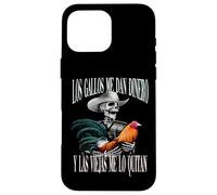 Los Gallos Me Dan Dinero Las Mujeres Me Los Quitan Coque pour iPhone 16 Pro Max