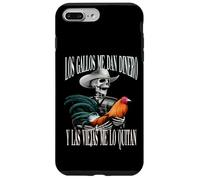 Los Gallos Me Dan Dinero Las Mujeres Me Los Quitan Coque pour iPhone 7 Plus/8 Plus