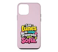 Los lunes no están preparados Para Sofía Humor Frase Coque pour iPhone 12 Mini